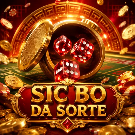 Cartão do jogo Bac Bo com dados em disputa na mesa