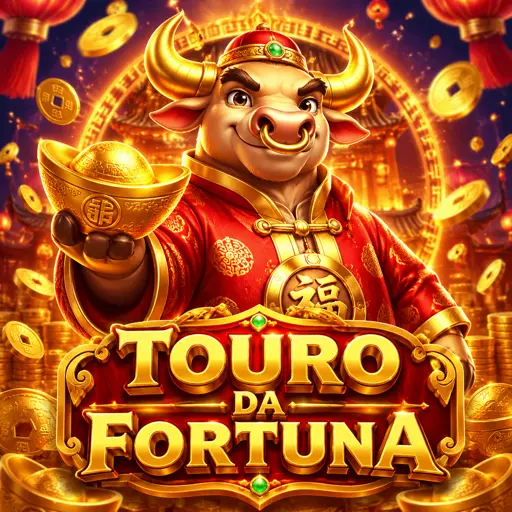 Cartão do slot Fortune Ox com símbolos dourados do boi
